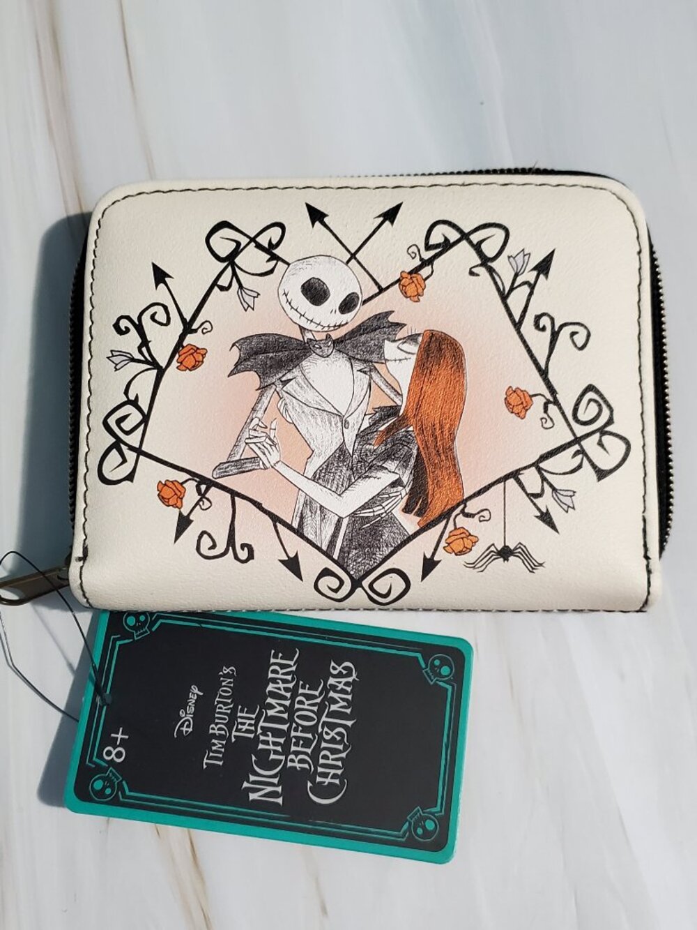 NWT Loungefly x Disney Nightmare Before Christmas NBC Jack & Sally Mini Wallet
